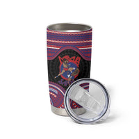 Personalised Samoa Mixed Martial Arts Tumbler Cup Flying Knee Of Samoan - Polynesian Pride