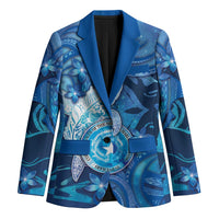 Personalised Northern Mariana Islands Blazer Galaxy Polynesian Shark Tattoo - Polynesian Pride