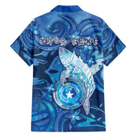 Personalised Northern Mariana Islands Family Matching Long Sleeve Bodycon Dress and Hawaiian Shirt Galaxy Polynesian Shark Tattoo DT05 - Polynesian Pride