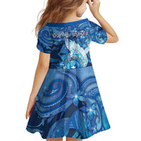 Personalised Northern Mariana Islands Family Matching Off Shoulder Maxi Dress and Hawaiian Shirt Galaxy Polynesian Shark Tattoo DT05 - Polynesian Pride