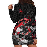 Personalised Hawaiian And Japanese Hoodie Dress Aloha Koi Fish Palaka Patterns DT05 - Polynesian Pride