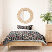 Hawaii Palaka Niihau Shell Lei Bedding Set Tropical Island Plaid Patterns