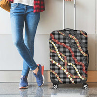 Hawaii Palaka Niihau Shell Lei Luggage Cover Tropical Island Plaid Patterns