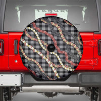 Hawaii Palaka Niihau Shell Lei Spare Tire Cover Tropical Island Plaid Patterns