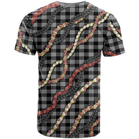 Hawaii Palaka Niihau Shell Lei T Shirt Tropical Island Plaid Patterns