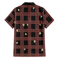 Hawaii Palaka Kahelelani Shell Lei Costume Family Matching Puletasi and Hawaiian Shirt Plaid Patterns