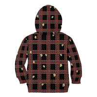 Hawaii Palaka Kahelelani Shell Lei Costume Kid Hoodie Plaid Patterns