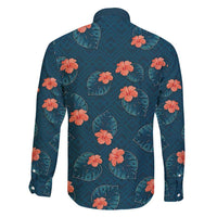 Hawaii Monstera Family Matching Summer Maxi Dress and Hawaiian Shirt Hibiscus Flowers Simple Style DT05 - Polynesian Pride