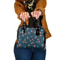Hawaii Monstera Shoulder Handbag Hibiscus Flowers Simple Style - Polynesian Pride