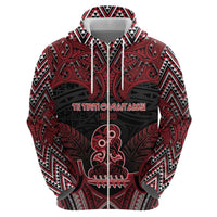 Personalised New Zealand Waitangi Day Hoodie Te Tiriti O Waitangi 1840 - Polynesian Pride