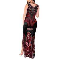 Personalised New Zealand Waitangi Day Tank Maxi Dress Te Tiriti O Waitangi 1840 - Polynesian Pride