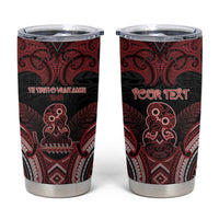Personalised New Zealand Waitangi Day Tumbler Cup Te Tiriti O Waitangi 1840 - Polynesian Pride
