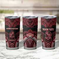 Personalised New Zealand Waitangi Day Tumbler Cup Te Tiriti O Waitangi 1840 - Polynesian Pride