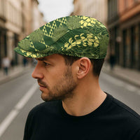 Green Aloha Hawaii Jeff Hat Hawaiian Kakau Ohia Lehua Lei LT14 - Polynesian Pride