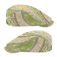 Green Palaka Hawaii Leis Jeff Hat Hawaiian-plaid Elegant Tropical Vibes - Polynesian Pride
