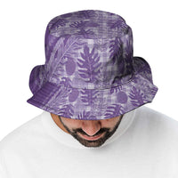 Hawaii Breadfruit Palaka Bucket Hat Poni Maile Lei - Polynesian Pride