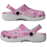Hawaii Breadfruit Palaka Clogs Shoes Omaomao Ulaula Maile Lei - Polynesian Pride