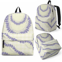 Hawaii Honohono Palaka Motifs Backpack Hawaiian Orchid Lei