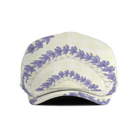 Hawaii Honohono Palaka Motifs Jeff Hat Hawaiian Orchid Lei