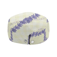 Hawaii Honohono Palaka Motifs Jeff Hat Hawaiian Orchid Lei