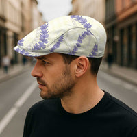 Hawaii Honohono Palaka Motifs Jeff Hat Hawaiian Orchid Lei