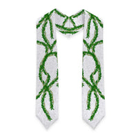 Hawaii Maile Lei Graduation Stole Aloha White Color
