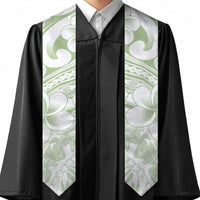 Hawaii Plumeria Lokelani Pikake Lei Graduation Stole Oma'oma'o Polynesian Tattoo