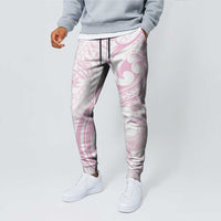 Hawaii Plumeria Lokelani Pikake Lei Jogger Pants Poni Mama Polynesian Tattoo