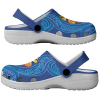 Hawaiian Funny Fruits Sea Animals Clogs Shoes Mango Reef Triggerfish and Pineapple Turtle and Mandarin Jellyfish LT03 - Polynesian Pride