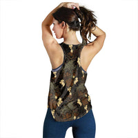 Javanese Batik Semen Women Racerback Tank Indonesian Traditional Pattern LT01 - Polynesian Pride