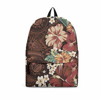 Kanoa Hawai'i Hibiscus Backpack Polynesian Tribal Tattoo Pattern Floral Elements