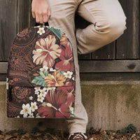 Kanoa Hawai'i Hibiscus Backpack Polynesian Tribal Tattoo Pattern Floral Elements