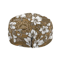 Kuvui Bula Fiji Jeff Hat Fijian Tapa Seamless Hibiscus LT14 - Polynesian Pride