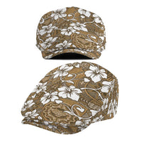Kuvui Bula Fiji Jeff Hat Fijian Tapa Seamless Hibiscus LT14 - Polynesian Pride