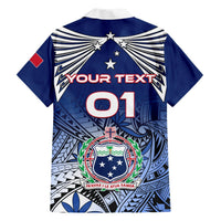 Custom Samoa Rugby Hawaiian Shirt Toa Samoa Myriad Patterns LT01 - Polynesian Pride