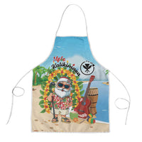 Hawaii Golf Christmas Apron Mele Kalikimaka Funny Golfer Santa - Polynesian Pride