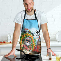 Hawaii Golf Christmas Apron Mele Kalikimaka Funny Golfer Santa - Polynesian Pride