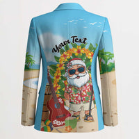 Personalized Hawaii Golf Christmas Blazer Mele Kalikimaka Funny Golfer Santa - Polynesian Pride