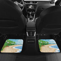 Personalized Hawaii Golf Christmas Car Mats Mele Kalikimaka Funny Golfer Santa - Polynesian Pride