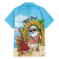 Personalized Hawaii Golf Christmas Family Matching Mermaid Dress and Hawaiian Shirt Mele Kalikimaka Funny Golfer Santa LT01 - Polynesian Pride