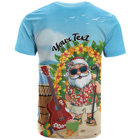 Personalized Hawaii Golf Christmas T Shirt Mele Kalikimaka Funny Golfer Santa - Polynesian Pride