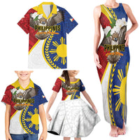 Personalized Philippines Family Matching Tank Maxi Dress and Hawaiian Shirt Filipino Araw ng Kalayaan LT01 - Polynesian Pride