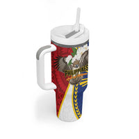 Personalized Philippines Tumbler With Handle Filipino Araw ng Kalayaan