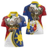 Personalized Philippines Women Polo Shirt Filipino Araw ng Kalayaan