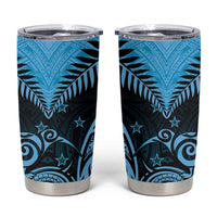 New Zealand Tumbler Cup Aotearoa Blue Maori Kiwi Blue Fern