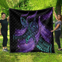 In September We Wear Teal And Purple Quilt Magic Ribbon Semicolon LT01 - Polynesian Pride