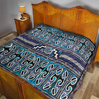 Maori Matariki Quilt Blue Galaxy Aesthetic Koru Art