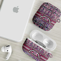 Maori Matariki AirPods Case Pink Galaxy Aesthetic Koru Art