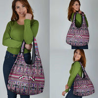 Maori Matariki Grocery Bag Pink Galaxy Aesthetic Koru Art