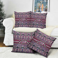 Maori Matariki Pillow Cover Pink Galaxy Aesthetic Koru Art